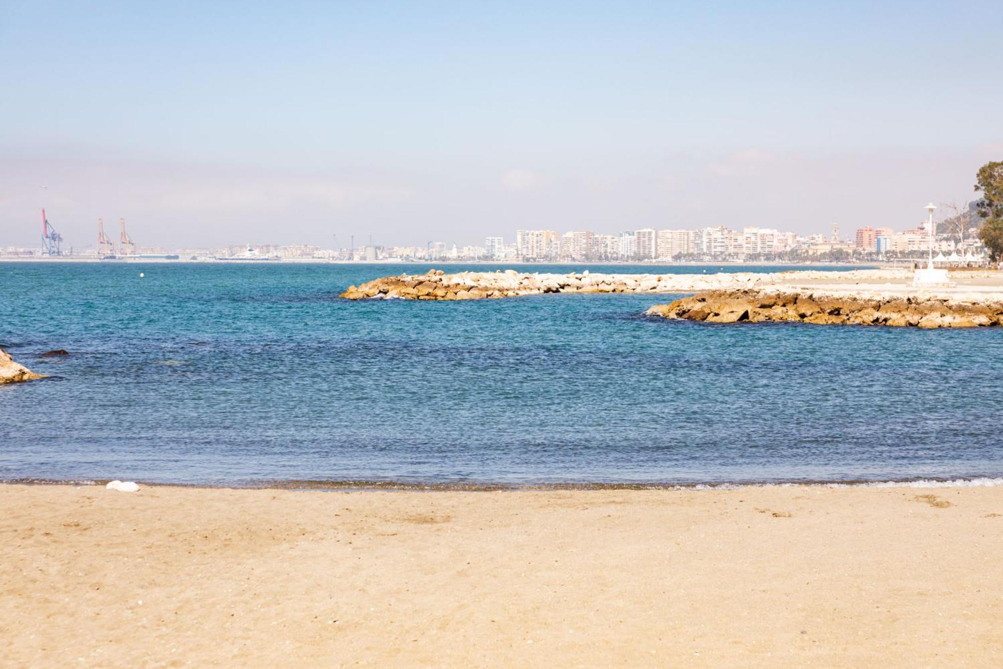 Premium Malaga Beach With Terrace Esterno foto