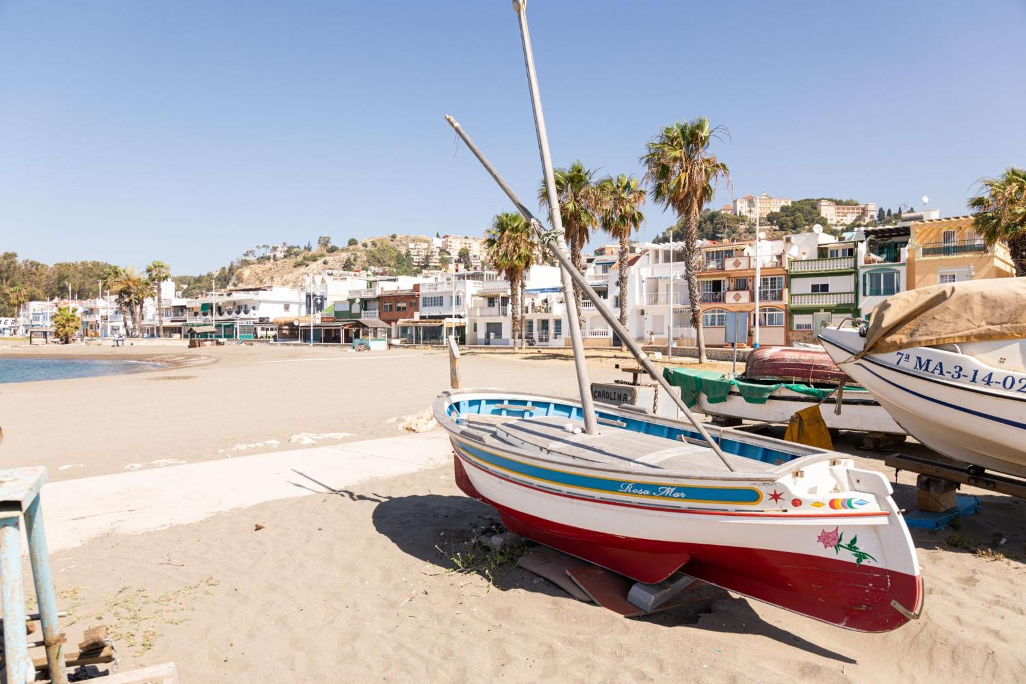 Premium Malaga Beach With Terrace Esterno foto