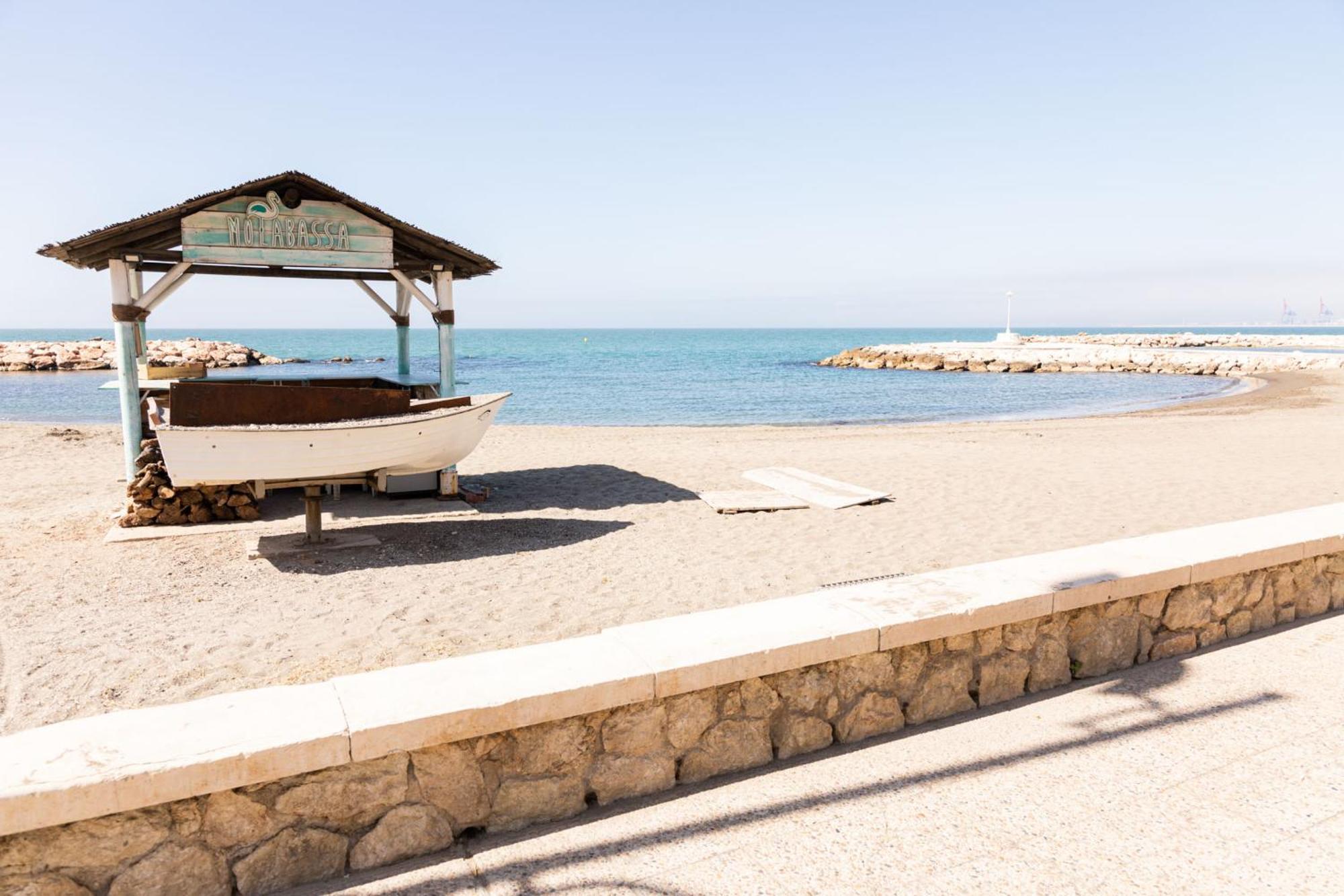 Premium Malaga Beach With Terrace Esterno foto